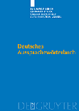 Cover des Deutschen Aussprachewrterbuches 
(Walter de Gruyter GmbH & Co. KG)